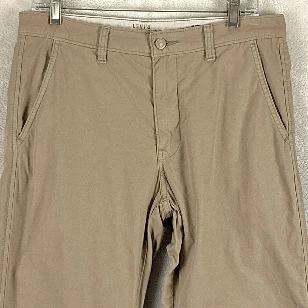 Levis XX Chino Pants Mens 31x30 (32x28) Beige Authentic Relaxed Workwear Classic